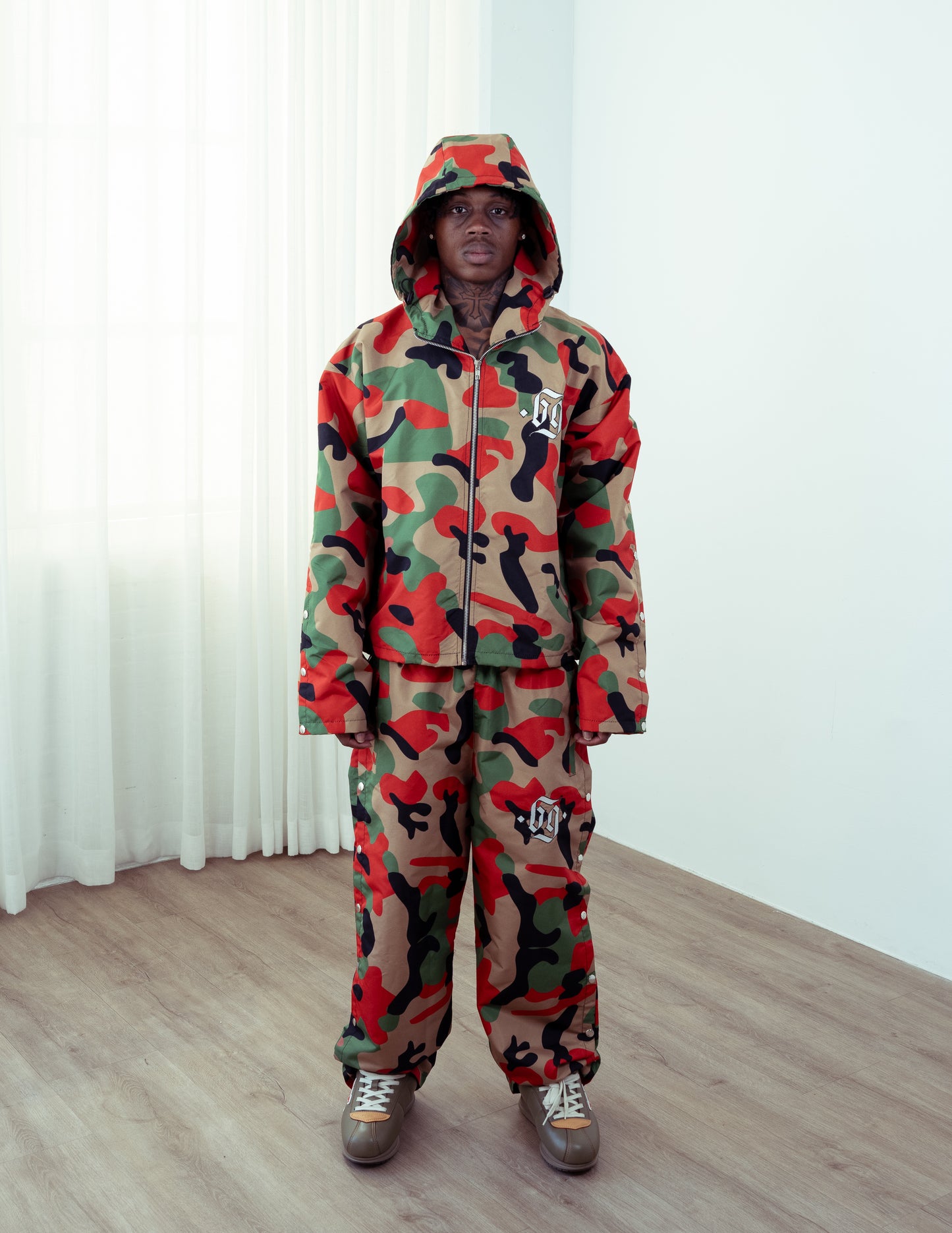 Camo Windbreaker Set
