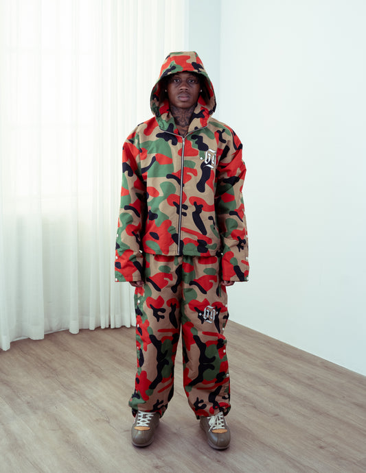 Camo Windbreaker Set