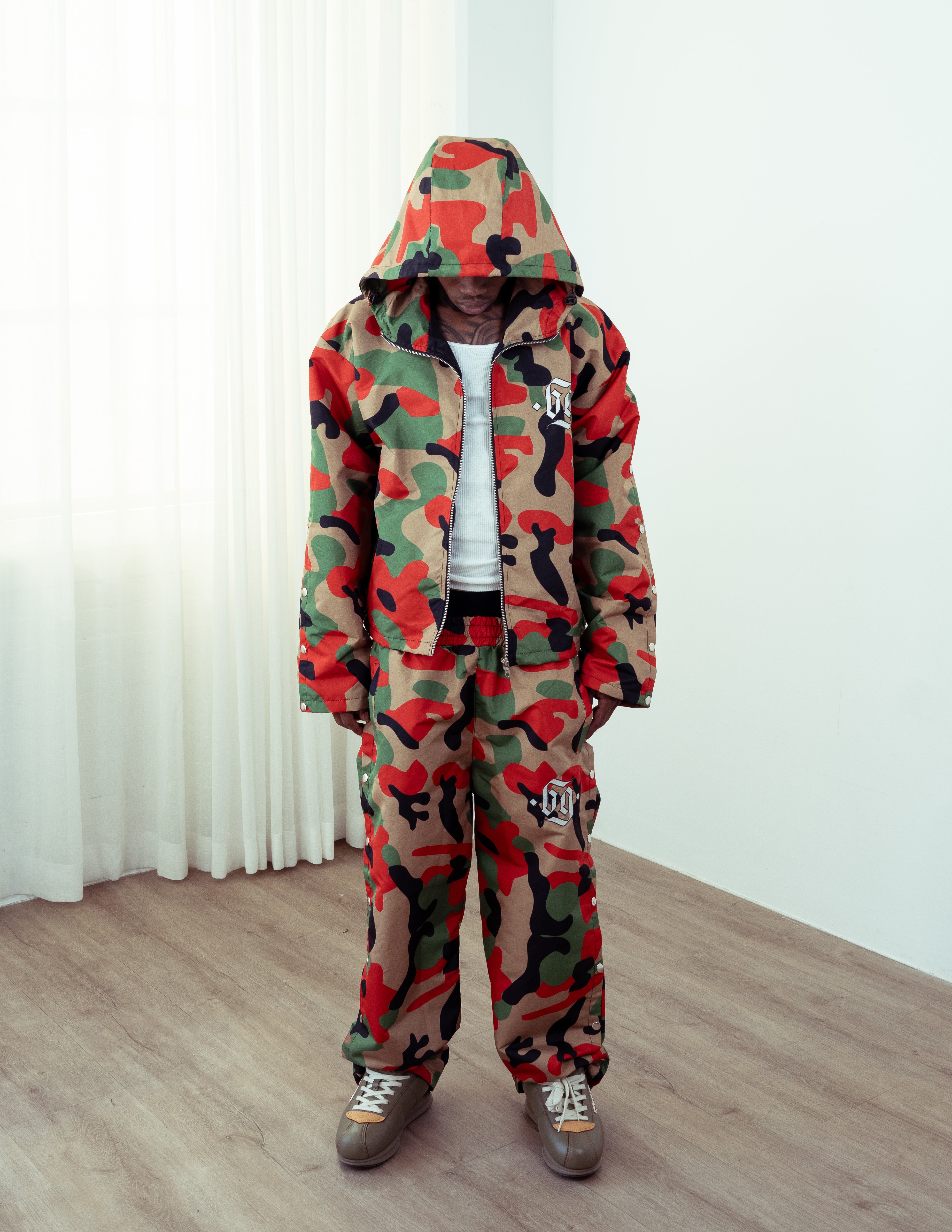 Camo Windbreaker Set