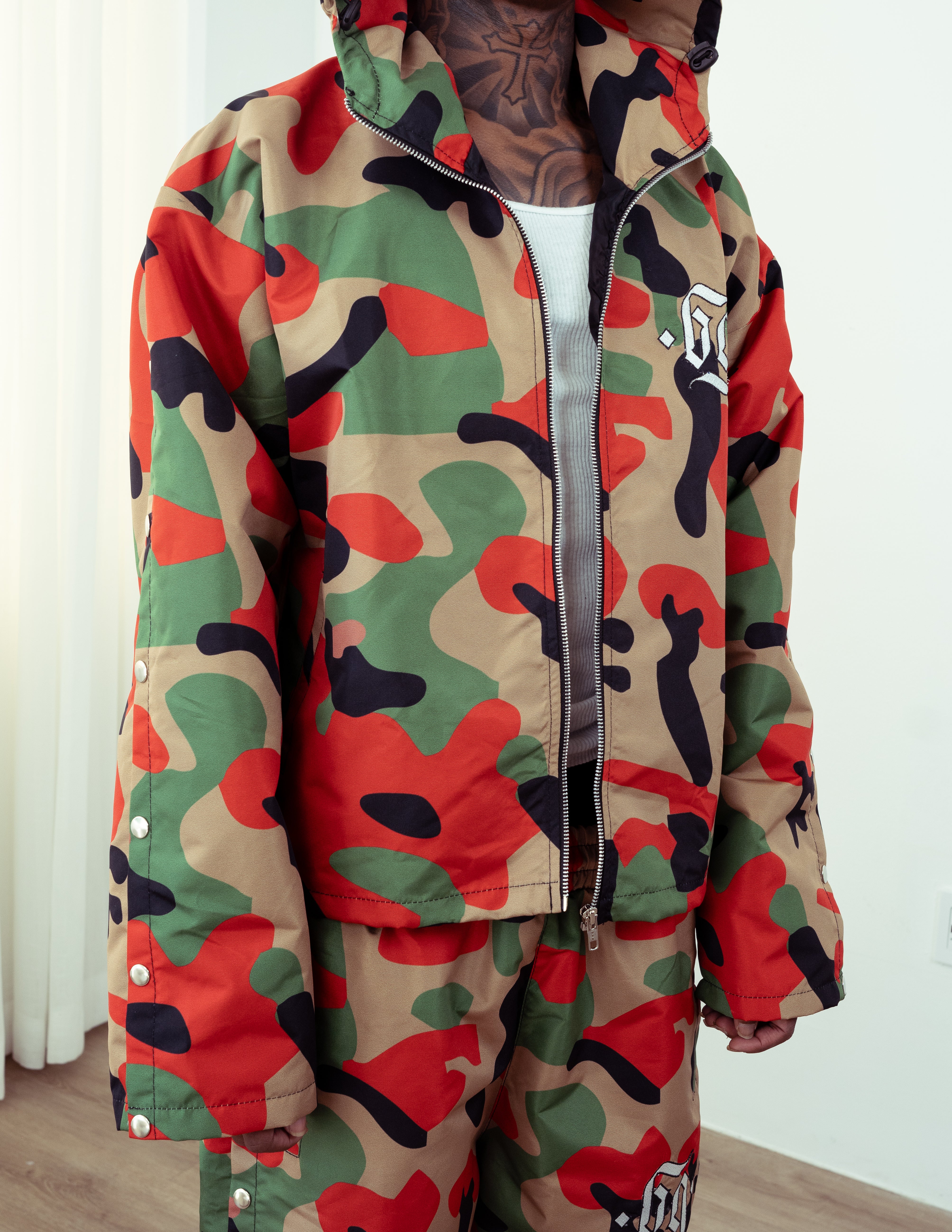 Camo Windbreaker Set